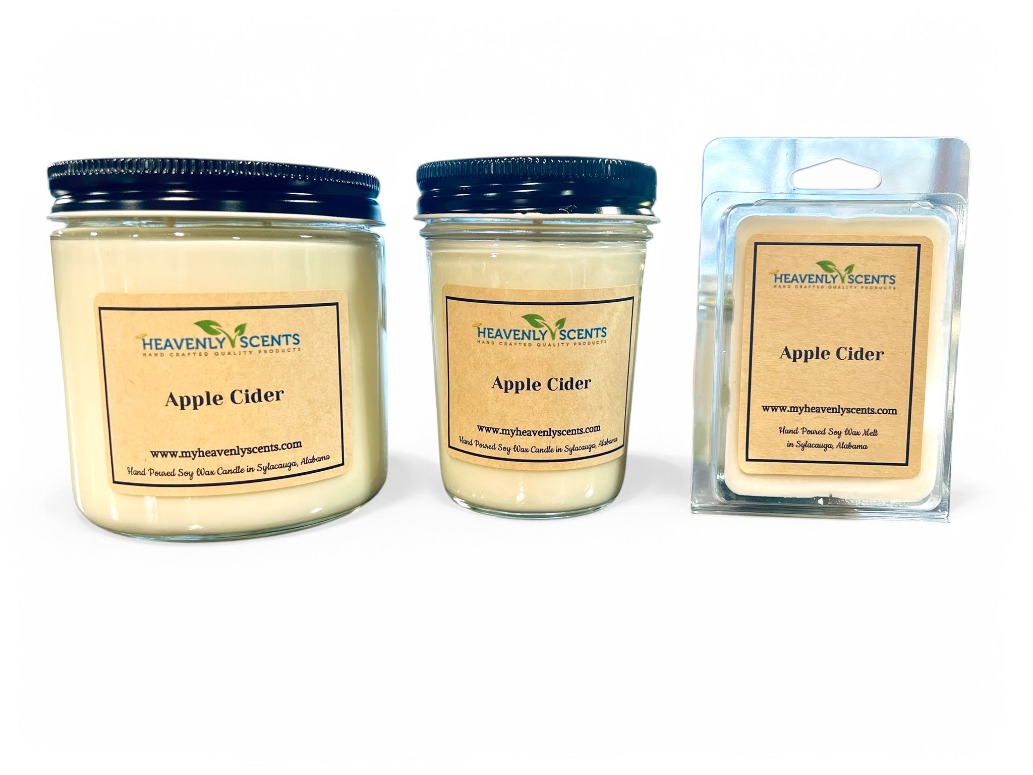 Apple Cider Soy Candle and Wax Melt