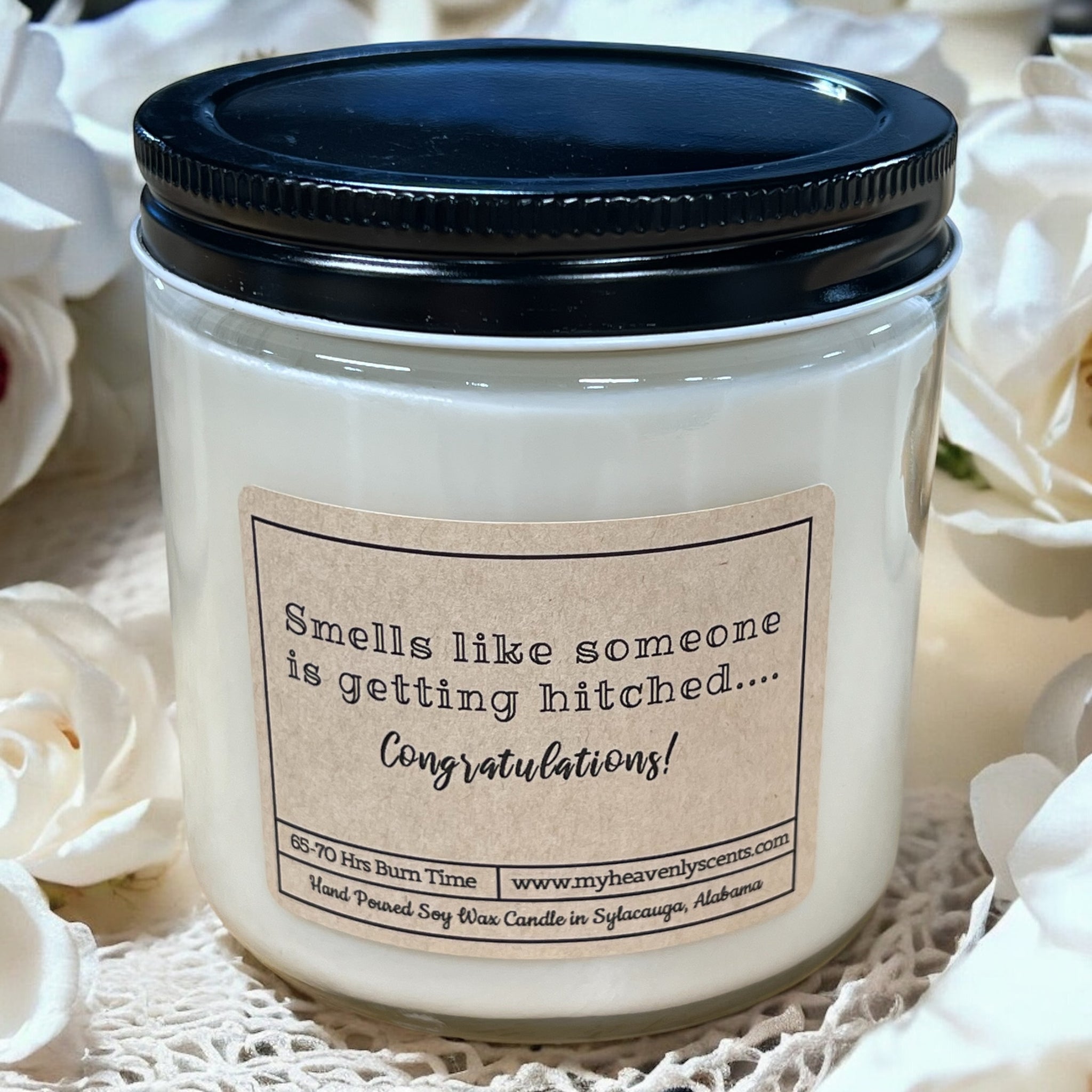 Engagement Bridal Shower Soy Candle