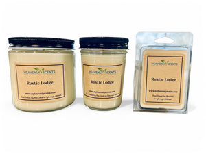 Rustic Lodge Soy Candle and Wax Melt